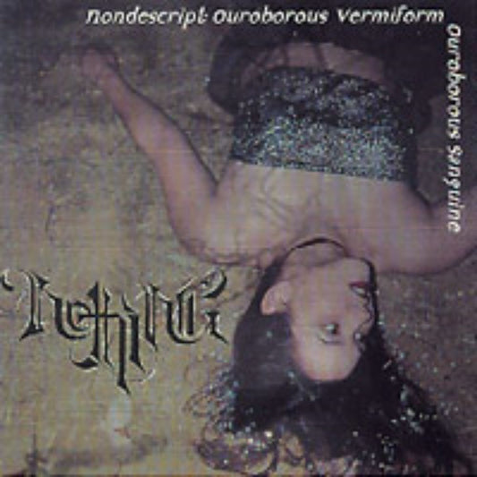 Front cover of "Nondescript: Ouroborous Vermiform Ouroborous Sanguine" by Nothing available at Darkwoods Webstore