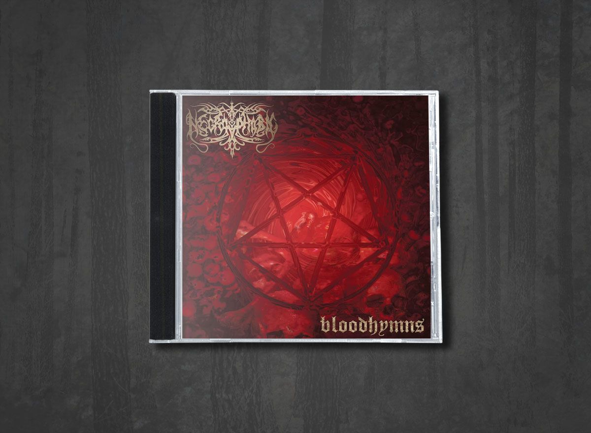 Additional artwork for "Bloodhymns" by Necrophobic available at Darkwoods Webstore