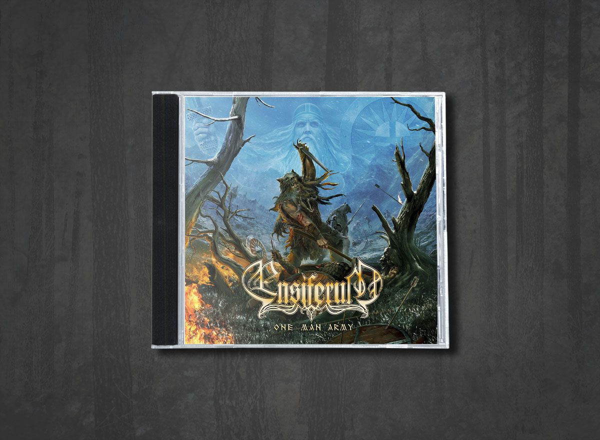 Additional artwork for "One Man Army" by Ensiferum available at Darkwoods Webstore
