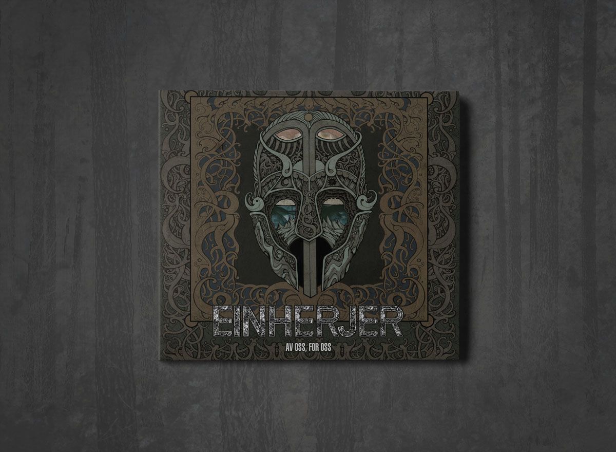 Additional artwork for "Av oss, for oss" by Einherjer available at Darkwoods Webstore