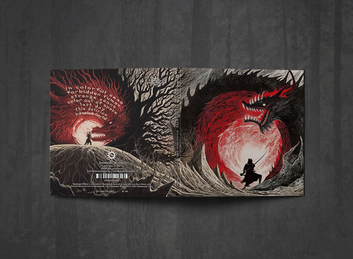 Additional artwork for "Strange Aeons & Deliriums" by Deemtee available at Darkwoods Webstore