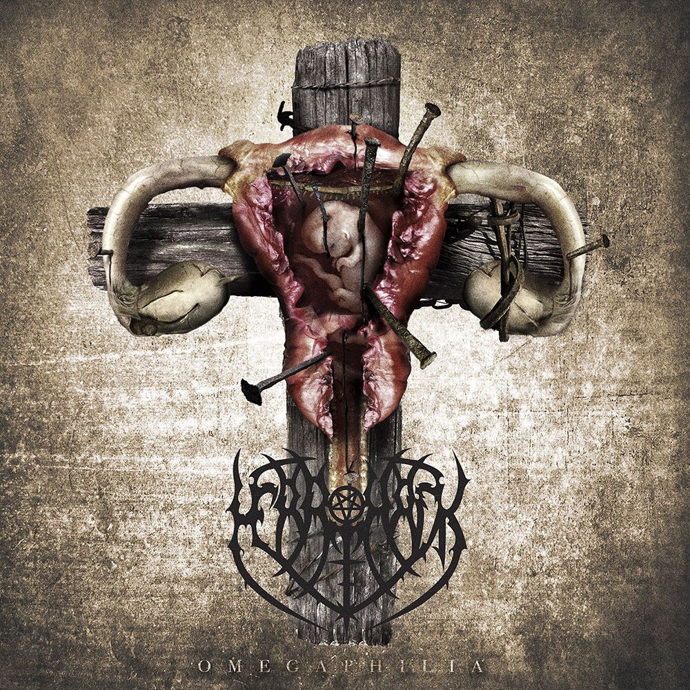 Front cover of "Omegaphilia" by Merrimack available at Darkwoods Webstore