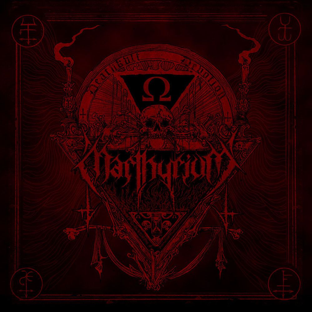 Front cover of "Psalms of Plagues & Cult of Death" by Marthyrium / Ered available at Darkwoods Webstore