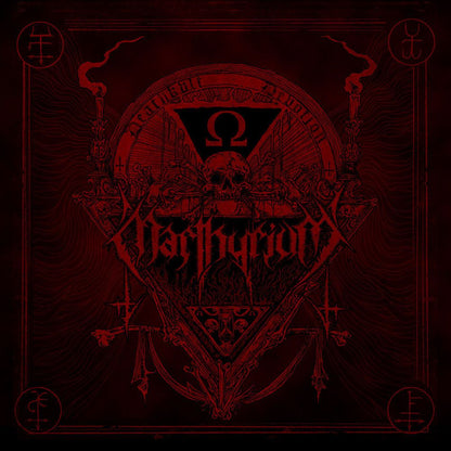 Front cover of "Psalms of Plagues & Cult of Death" by Marthyrium / Ered available at Darkwoods Webstore