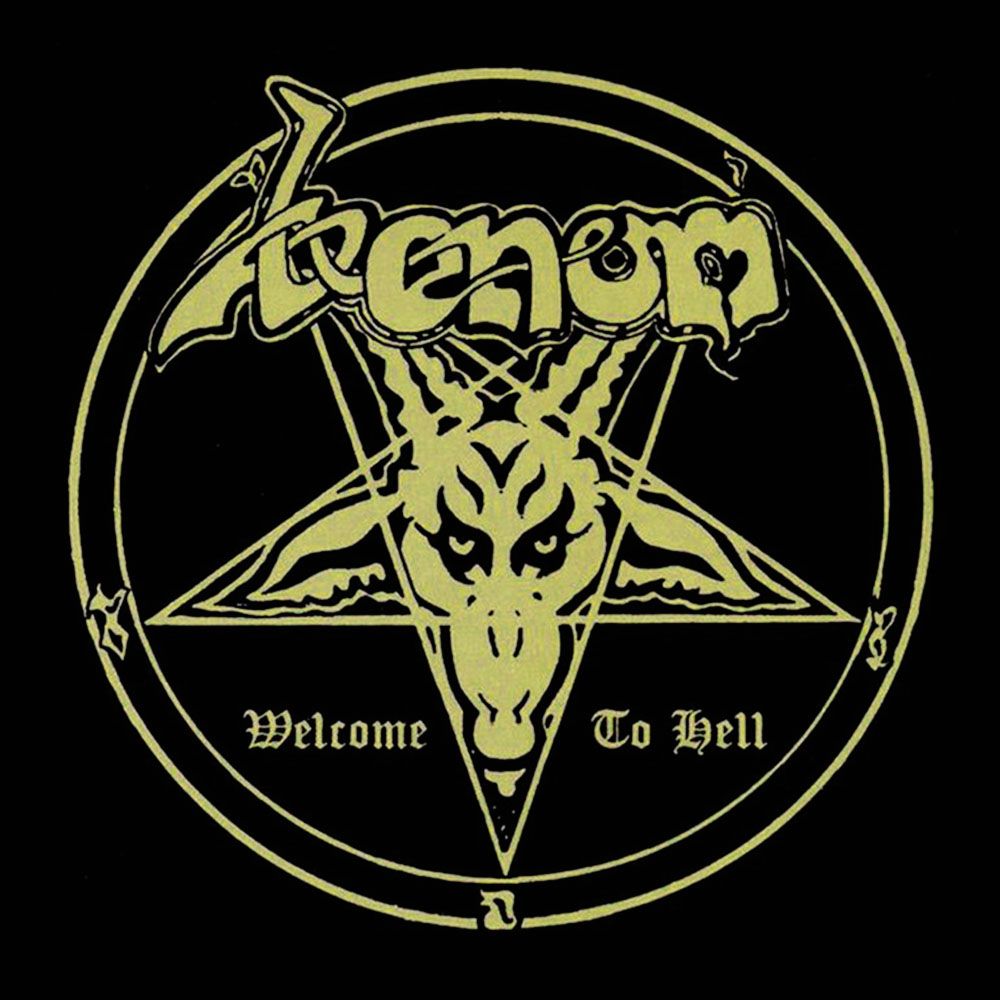 Front cover of "Welcome to Hell" by Venom available at Darkwoods Webstore