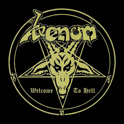 Front cover of "Welcome to Hell" by Venom available at Darkwoods Webstore
