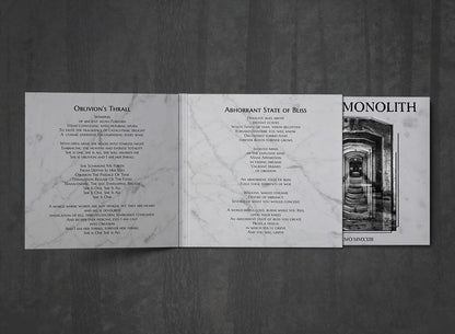 Additional artwork for "Demo I" by Grave Monolith available at Darkwoods Webstore