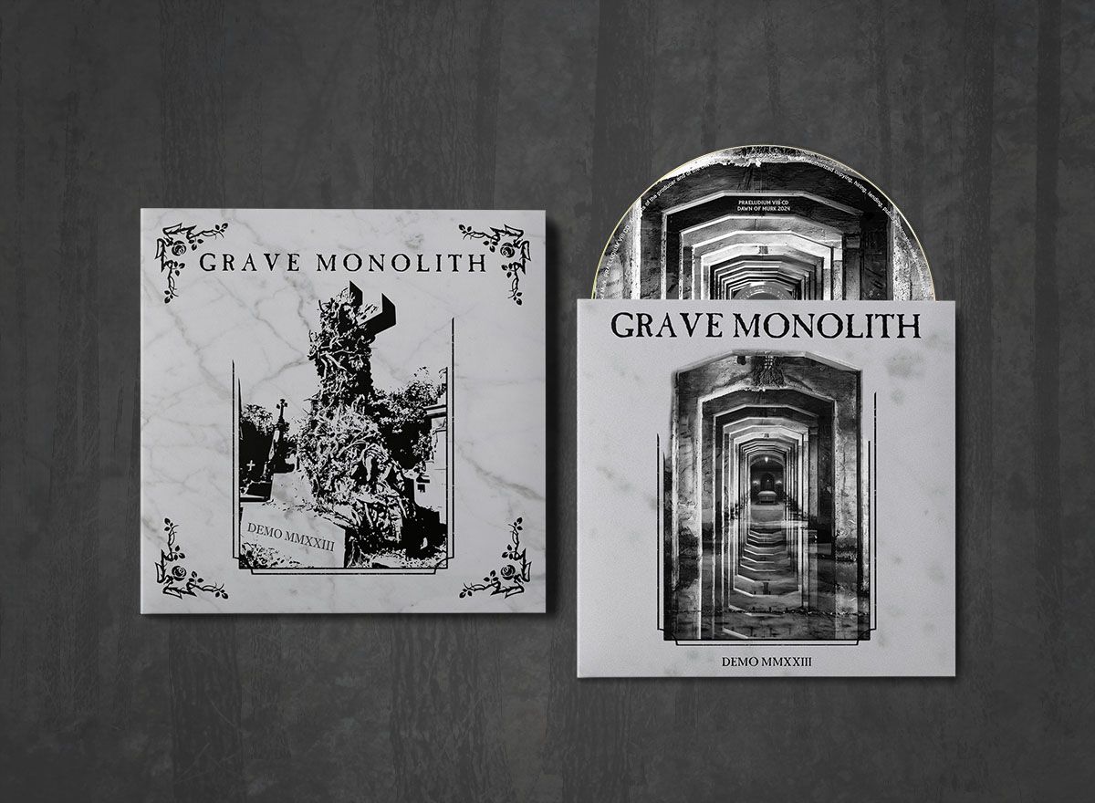 Additional artwork for "Demo I" by Grave Monolith available at Darkwoods Webstore