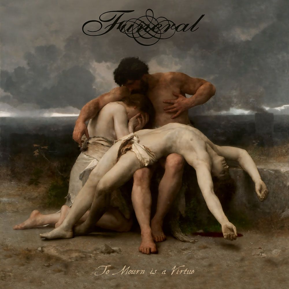 Front cover of "To Mourn Is a Virtue" by Funeral available at Darkwoods Webstore