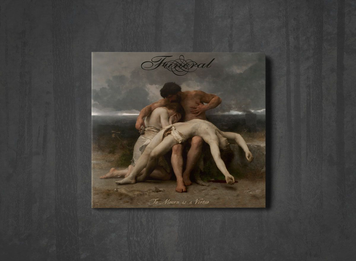 Additional artwork for "To Mourn Is a Virtue" by Funeral available at Darkwoods Webstore