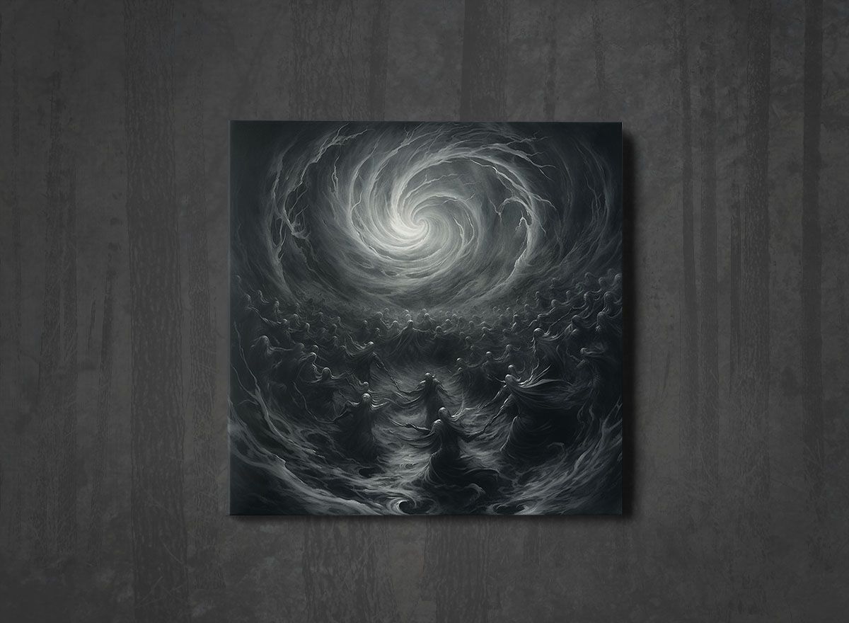 Additional artwork for "Chaos Pilgrimage" by Imperceptum available at Darkwoods Webstore