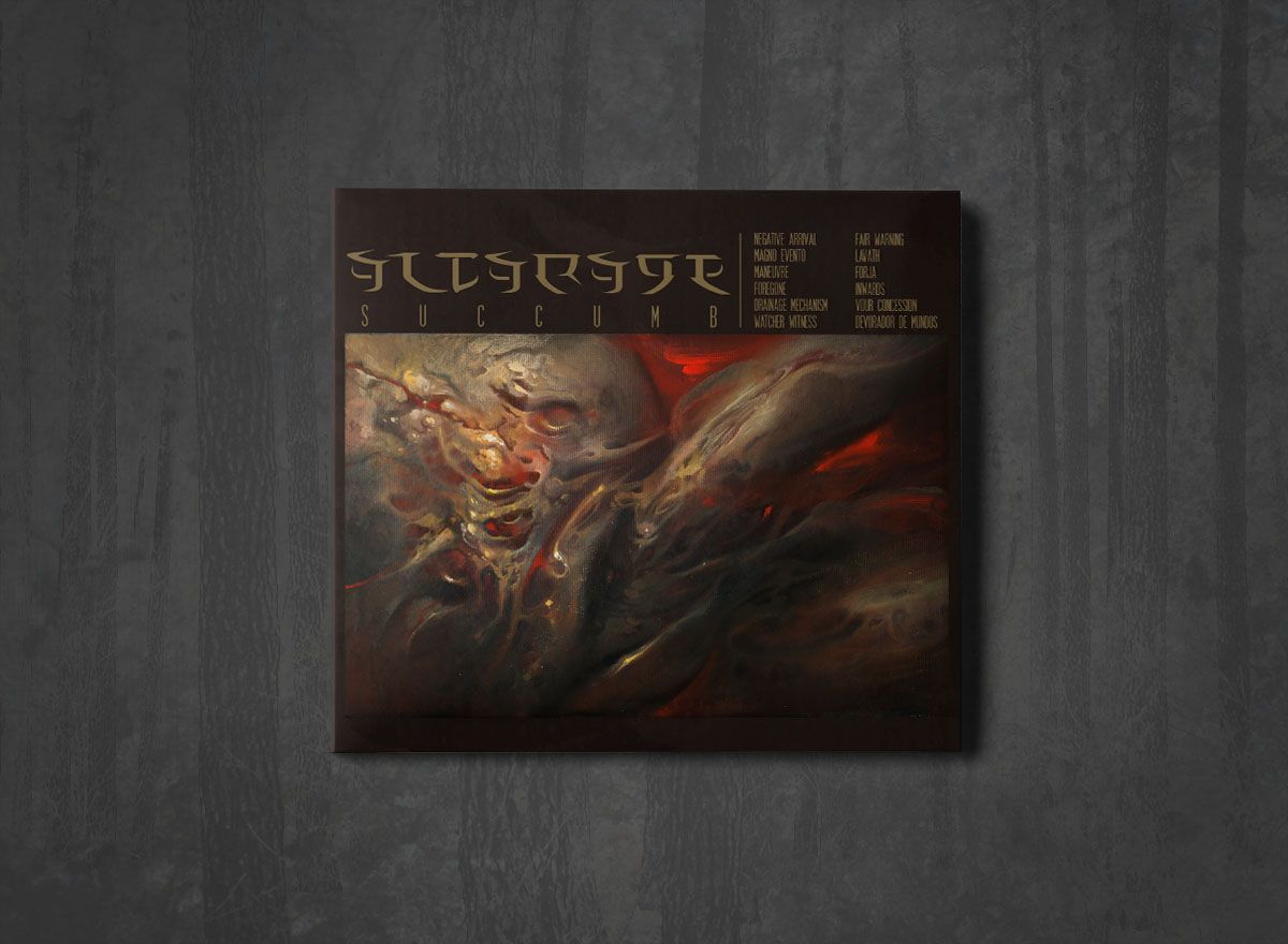 Additional artwork for "Succumb" by Altarage available at Darkwoods Webstore