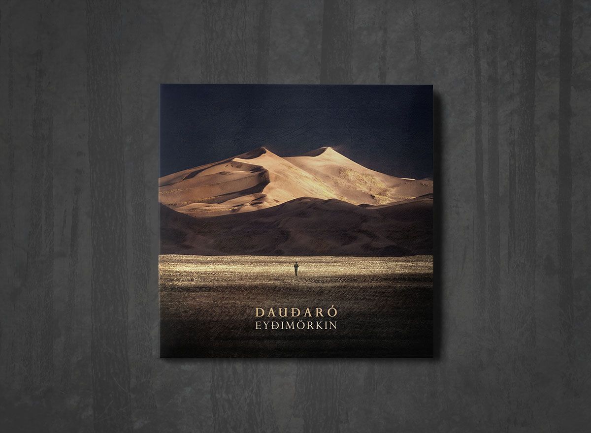 Additional artwork for "Eyðimörkin" by Dauðaró available at Darkwoods Webstore