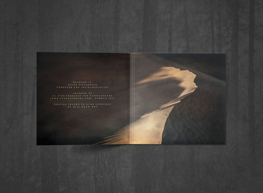 Additional artwork for "Eyðimörkin" by Dauðaró available at Darkwoods Webstore