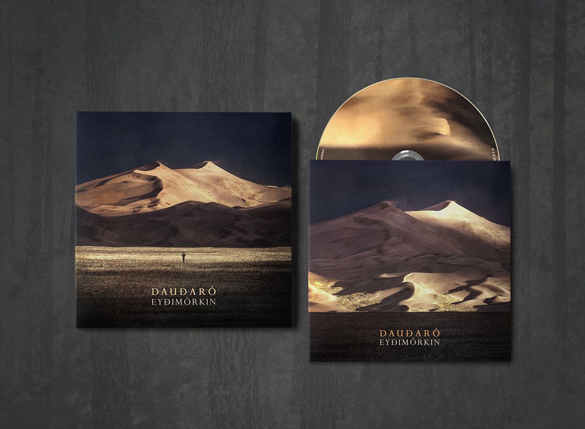 Additional artwork for "Eyðimörkin" by Dauðaró available at Darkwoods Webstore