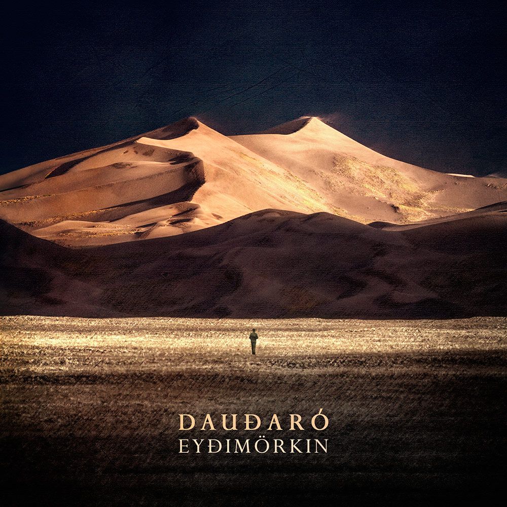 Front cover of "Eyðimörkin" by Dauðaró available at Darkwoods Webstore