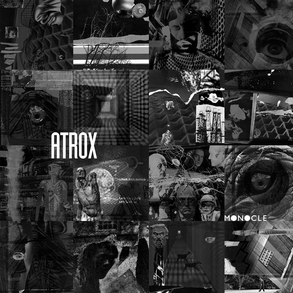 Front cover of "Monocle" by Atrox available at Darkwoods Webstore