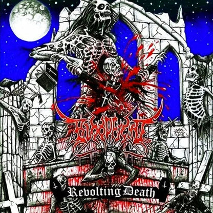 Front cover of "Revolting Death" by Bloodfiend available at Darkwoods Webstore