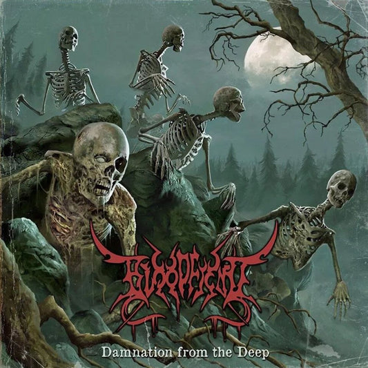 Front cover of "Damnation from the Deep" by Bloodfiend available at Darkwoods Webstore