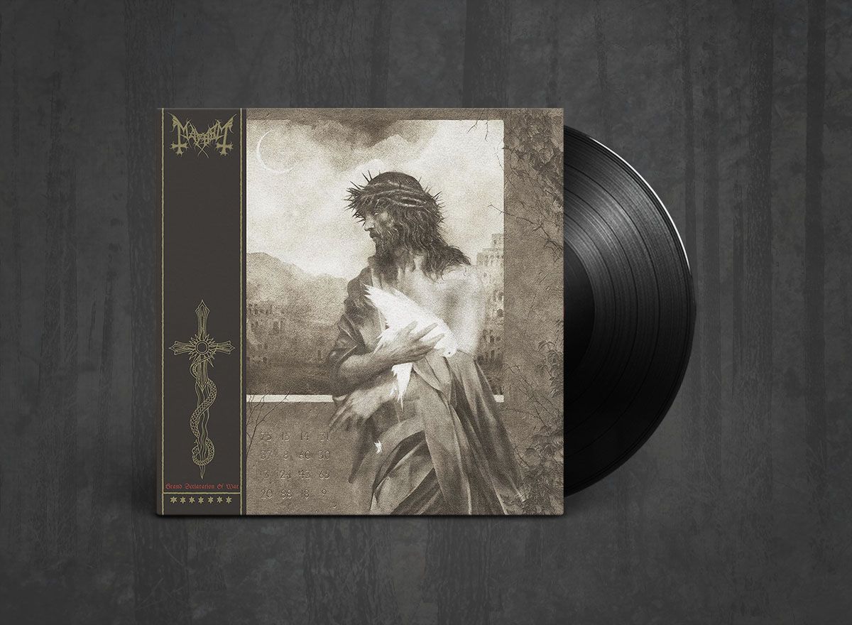 Additional artwork for "Grand Declaration of War" by Mayhem available at Darkwoods Webstore