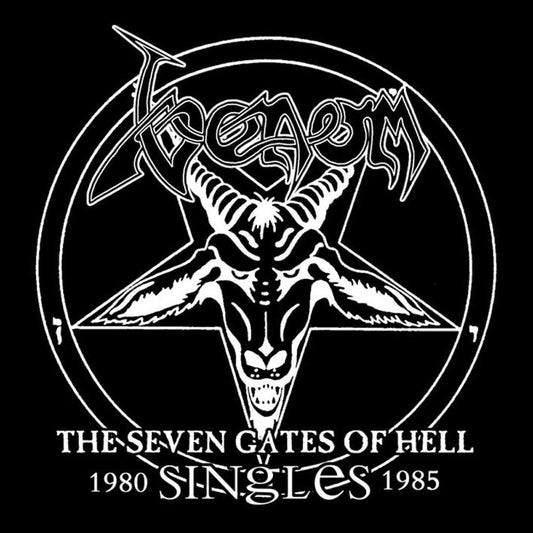 Front cover of "The Seven Gates of Hell (Singles 1980-1985)" by Venom available at Darkwoods Webstore