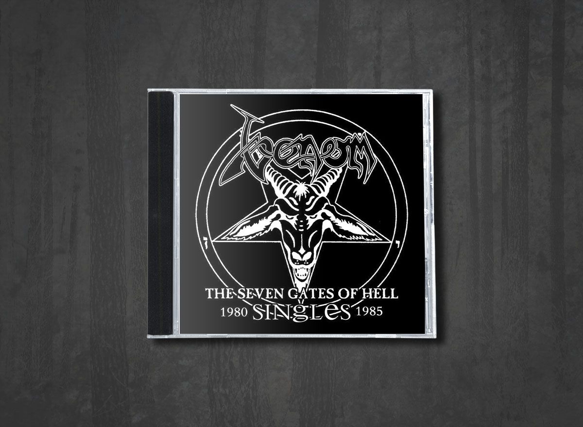 Additional artwork for "The Seven Gates of Hell (Singles 1980-1985)" by Venom available at Darkwoods Webstore