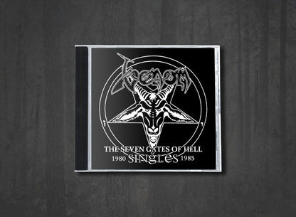 Additional artwork for "The Seven Gates of Hell (Singles 1980-1985)" by Venom available at Darkwoods Webstore