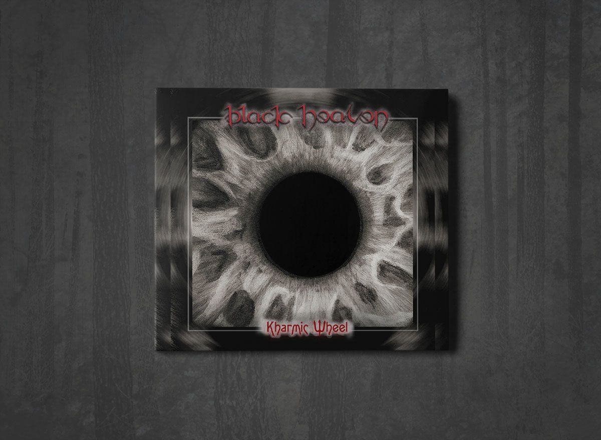 Additional artwork for "Kharmic Wheel" by Black Heaven available at Darkwoods Webstore