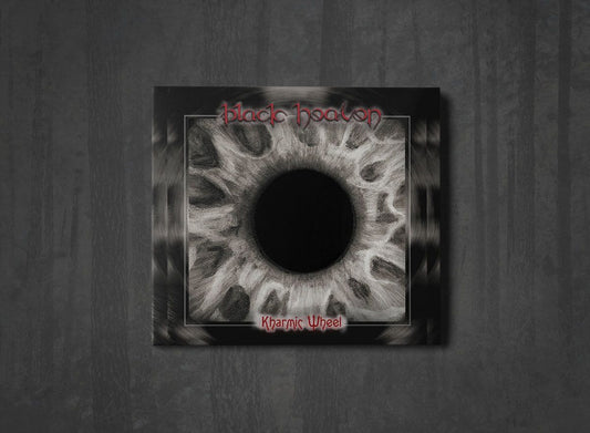 Additional artwork for "Kharmic Wheel" by Black Heaven available at Darkwoods Webstore