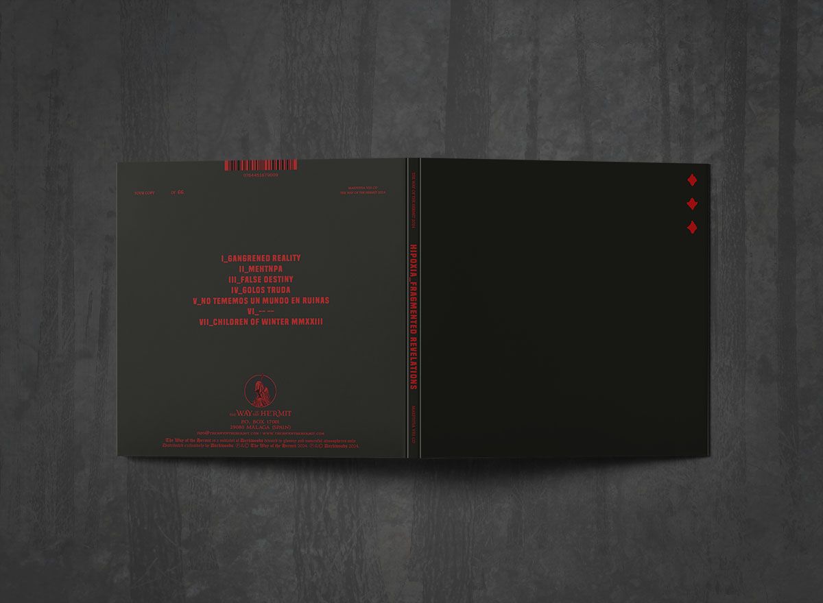 Additional artwork for "Fragmented Revelations" by Hipoxia available at Darkwoods Webstore