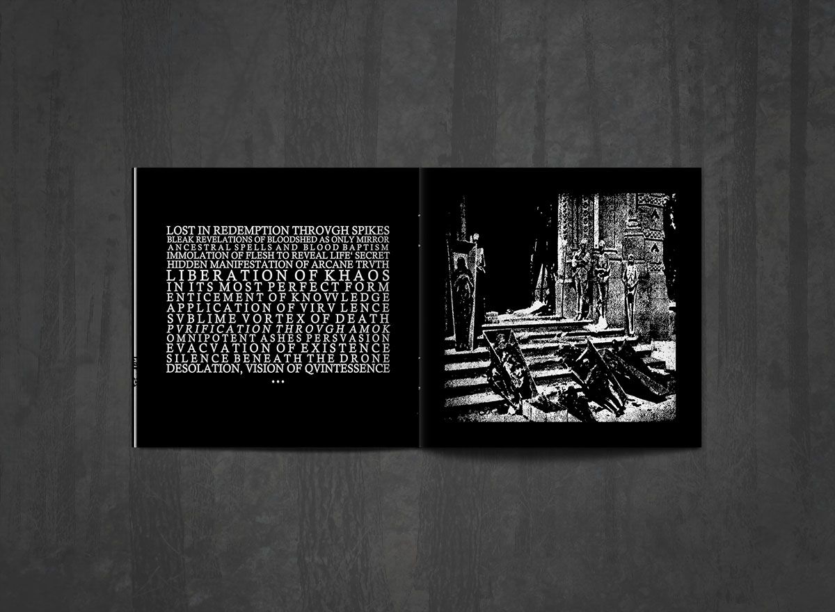 Additional artwork for "Rvinae Ira, Creans Rvina Eo Tempore Est: Monvmentvm ab Khaos II" by Hipoxia available at Darkwoods Webstore