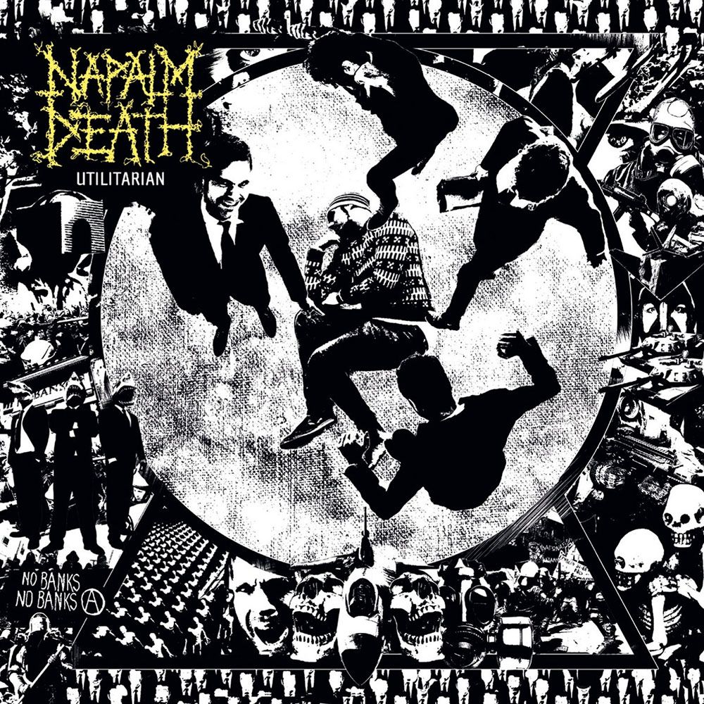 Front cover of "Utilitarian" by Napalm Death available at Darkwoods Webstore