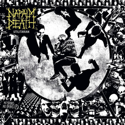 Front cover of "Utilitarian" by Napalm Death available at Darkwoods Webstore
