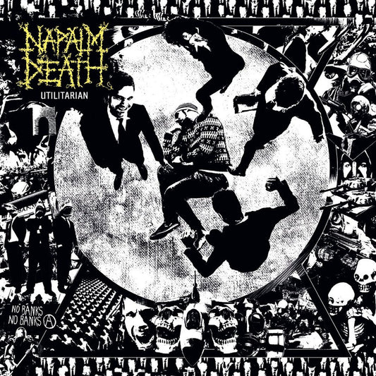 Front cover of "Utilitarian" by Napalm Death available at Darkwoods Webstore