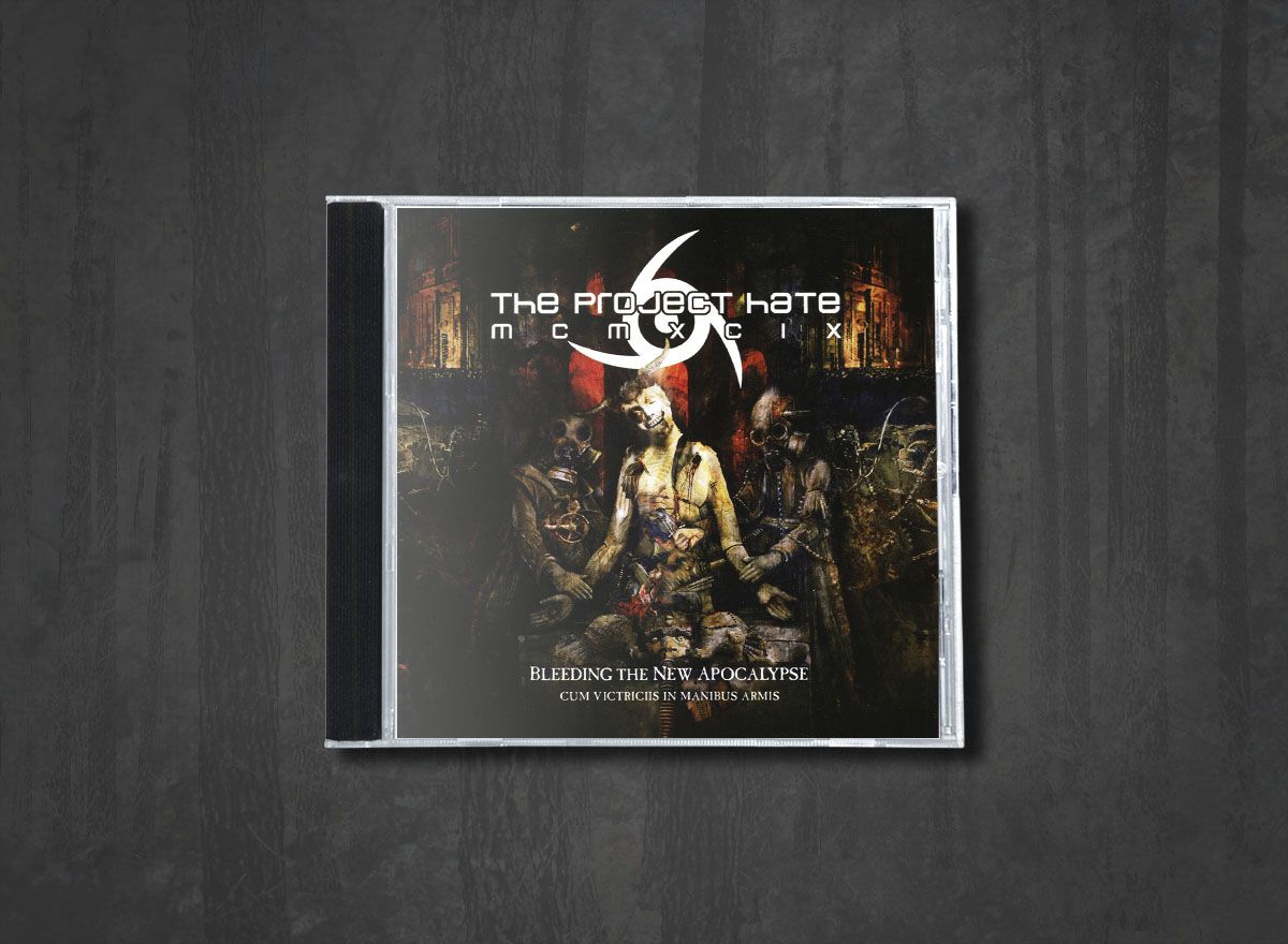 Additional artwork for "Bleeding the New Apocalypse (Cum Victriciis in Manibus Armis)" by The Project Hate MCMXCIX available at Darkwoods Webstore