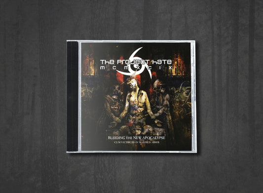Additional artwork for "Bleeding the New Apocalypse (Cum Victriciis in Manibus Armis)" by The Project Hate MCMXCIX available at Darkwoods Webstore