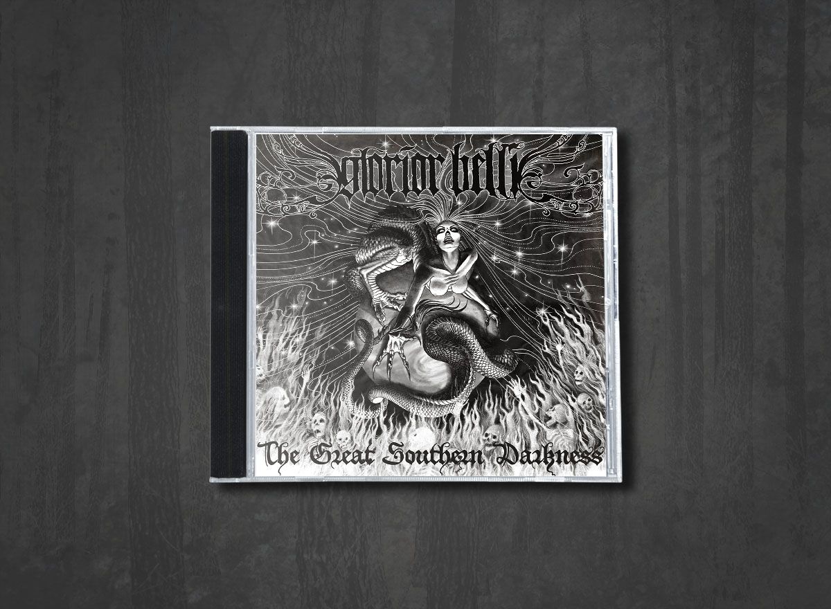 Additional artwork for "The Great Southern Darkness" by Glorior Belli available at Darkwoods Webstore