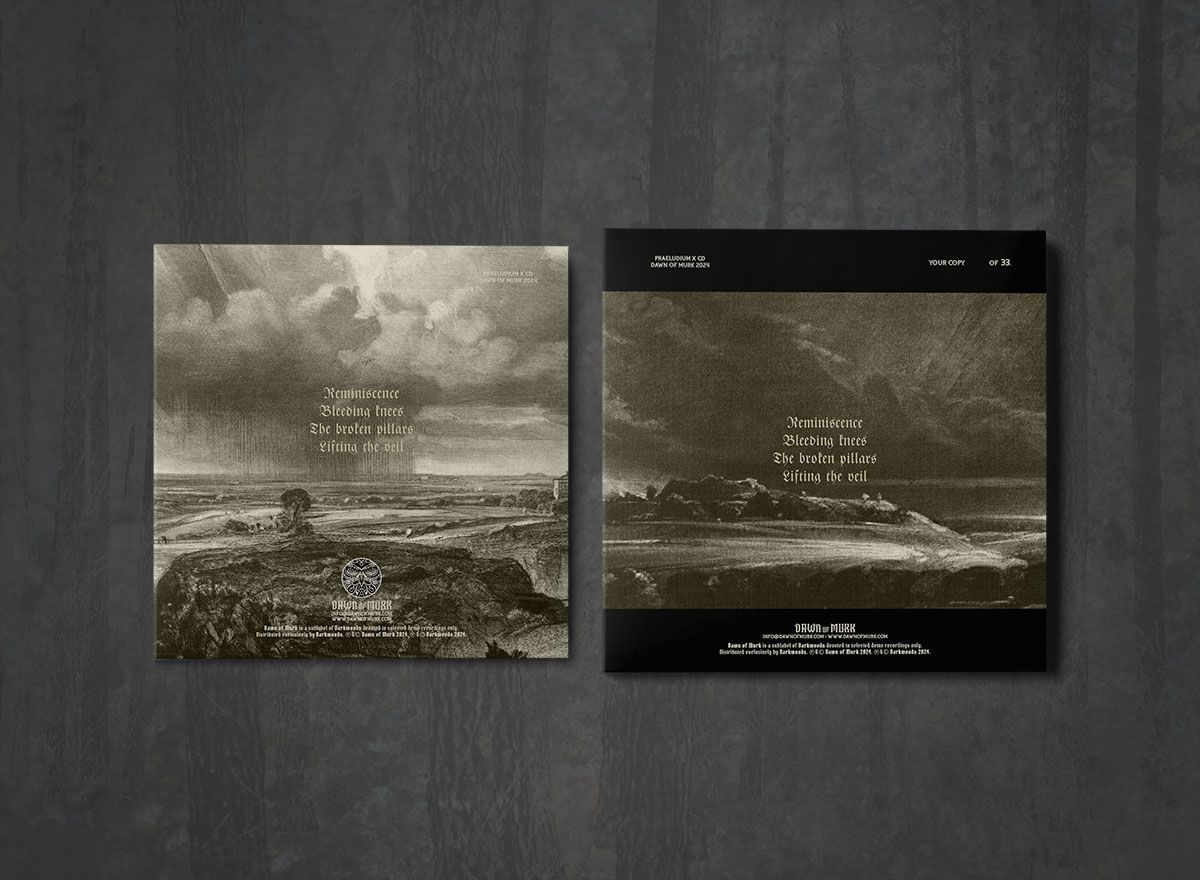 Additional artwork for "Obsidian Black Carrion" by Cinza available at Darkwoods Webstore