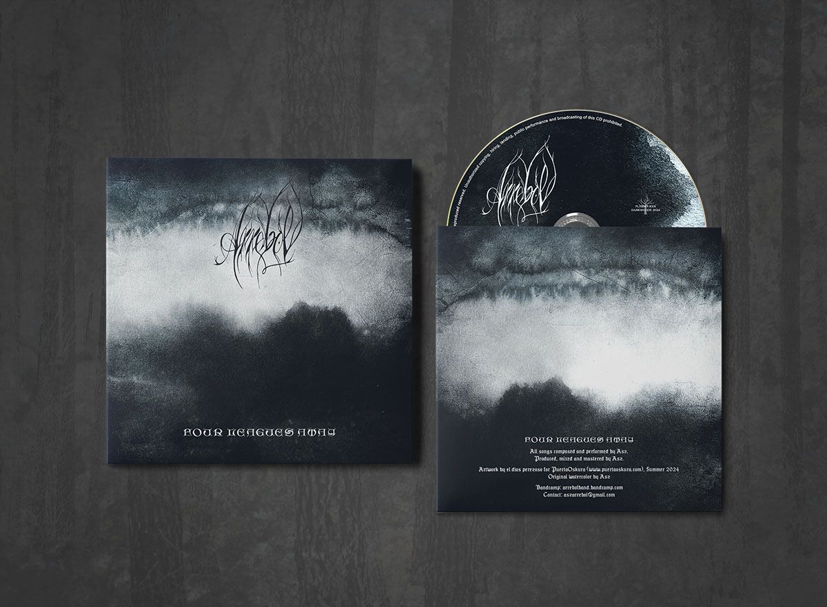 Additional artwork for "Four Leagues Away" by Arrebol available at Darkwoods Webstore