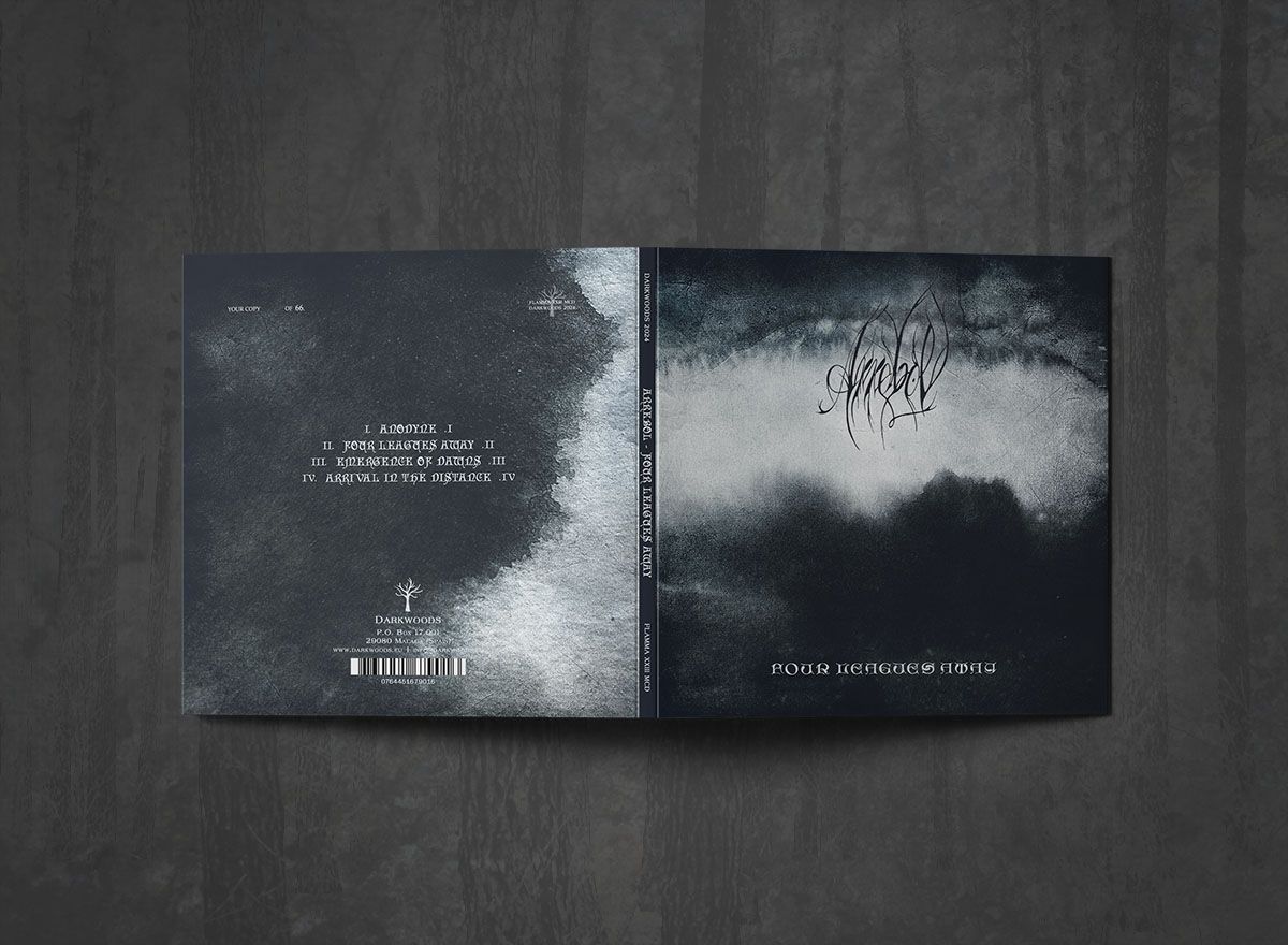 Additional artwork for "Four Leagues Away" by Arrebol available at Darkwoods Webstore