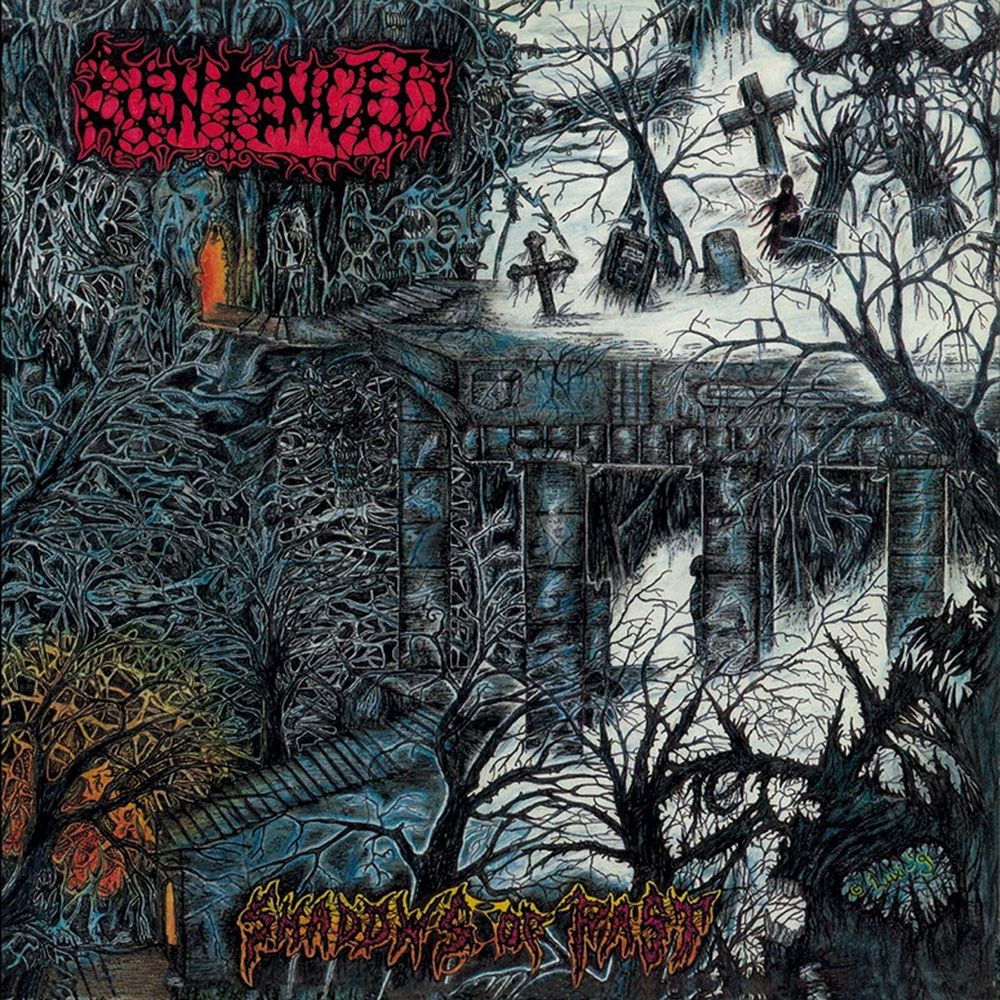 Front cover of "Shadows of the Past" by Sentenced available at Darkwoods Webstore