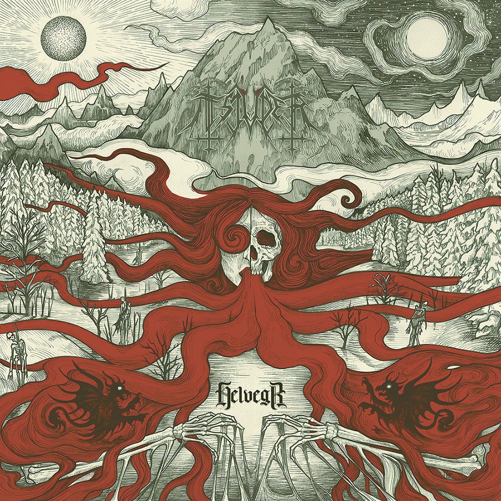 Front cover of "Helvegr" by Tsjuder available at Darkwoods Webstore