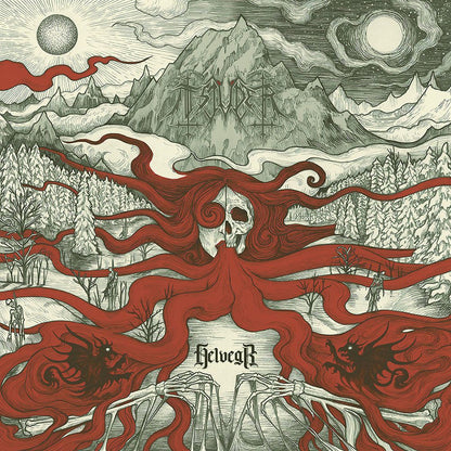 Front cover of "Helvegr" by Tsjuder available at Darkwoods Webstore