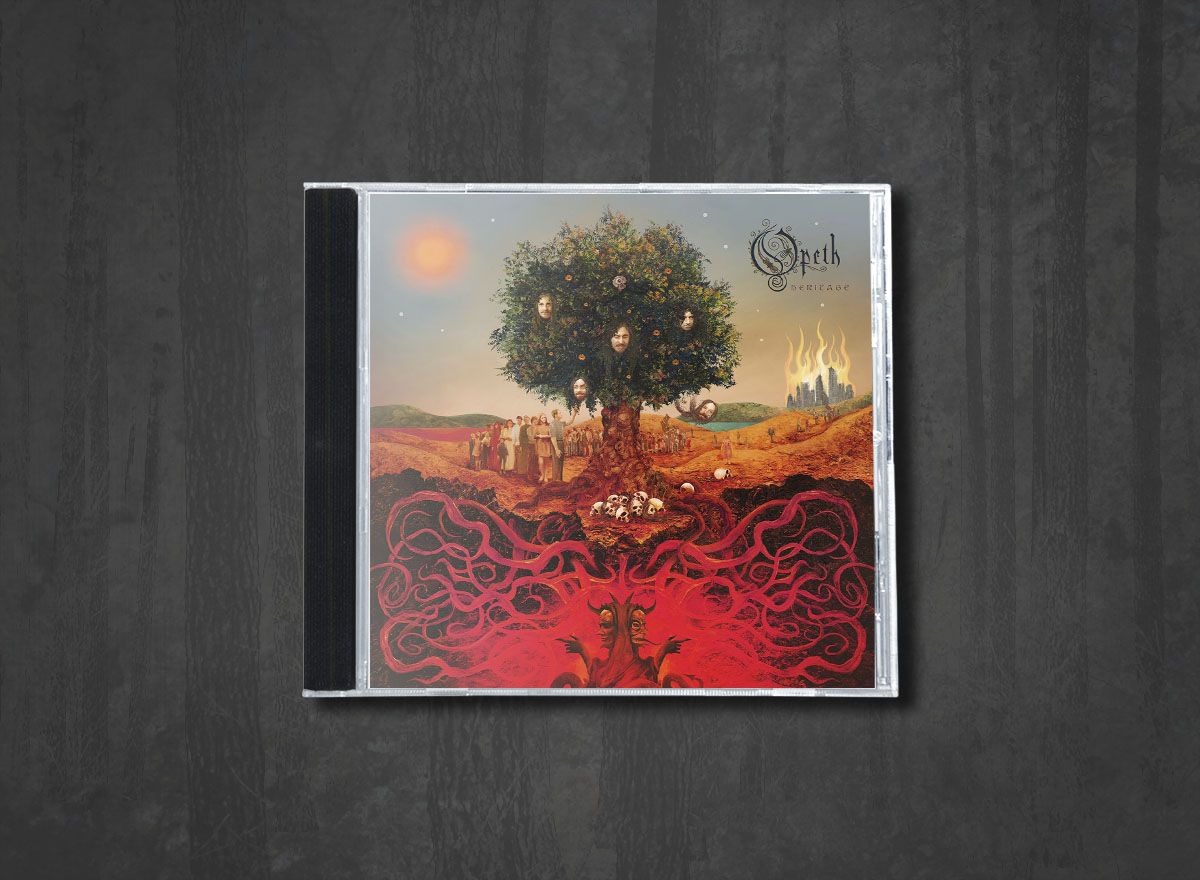 Additional artwork for "Heritage" by Opeth available at Darkwoods Webstore