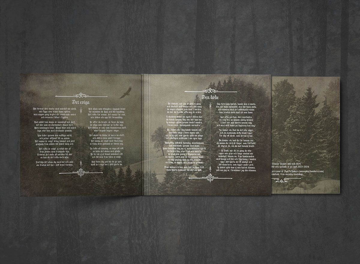 Additional artwork for "Det eviga och den döde" by Dös available at Darkwoods Webstore