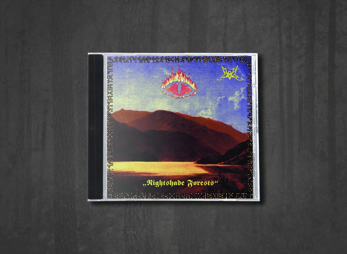 Additional artwork for "Nightshade Forests" by Summoning available at Darkwoods Webstore