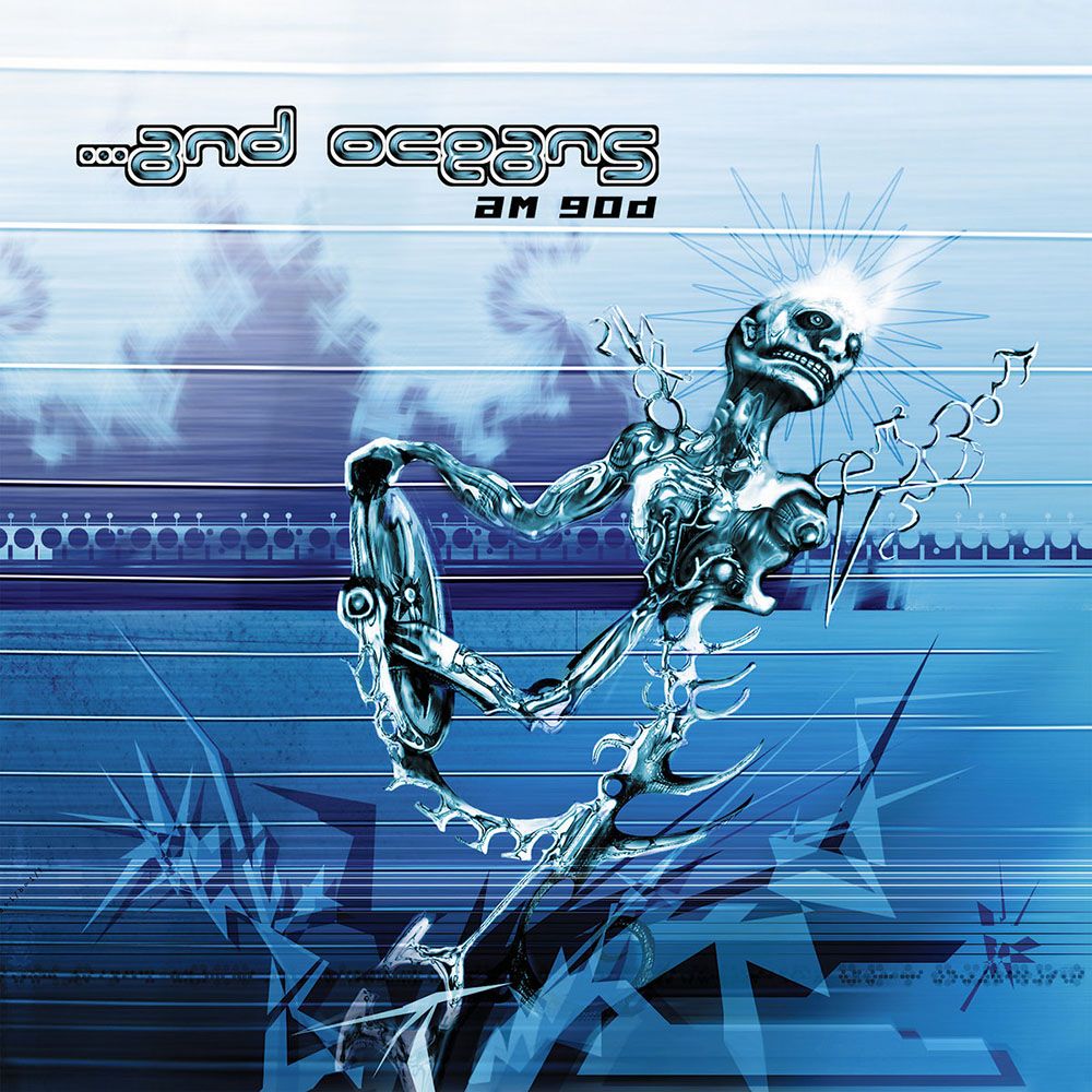 Front cover of "A.M.G.O.D." by ...and Oceans available at Darkwoods Webstore