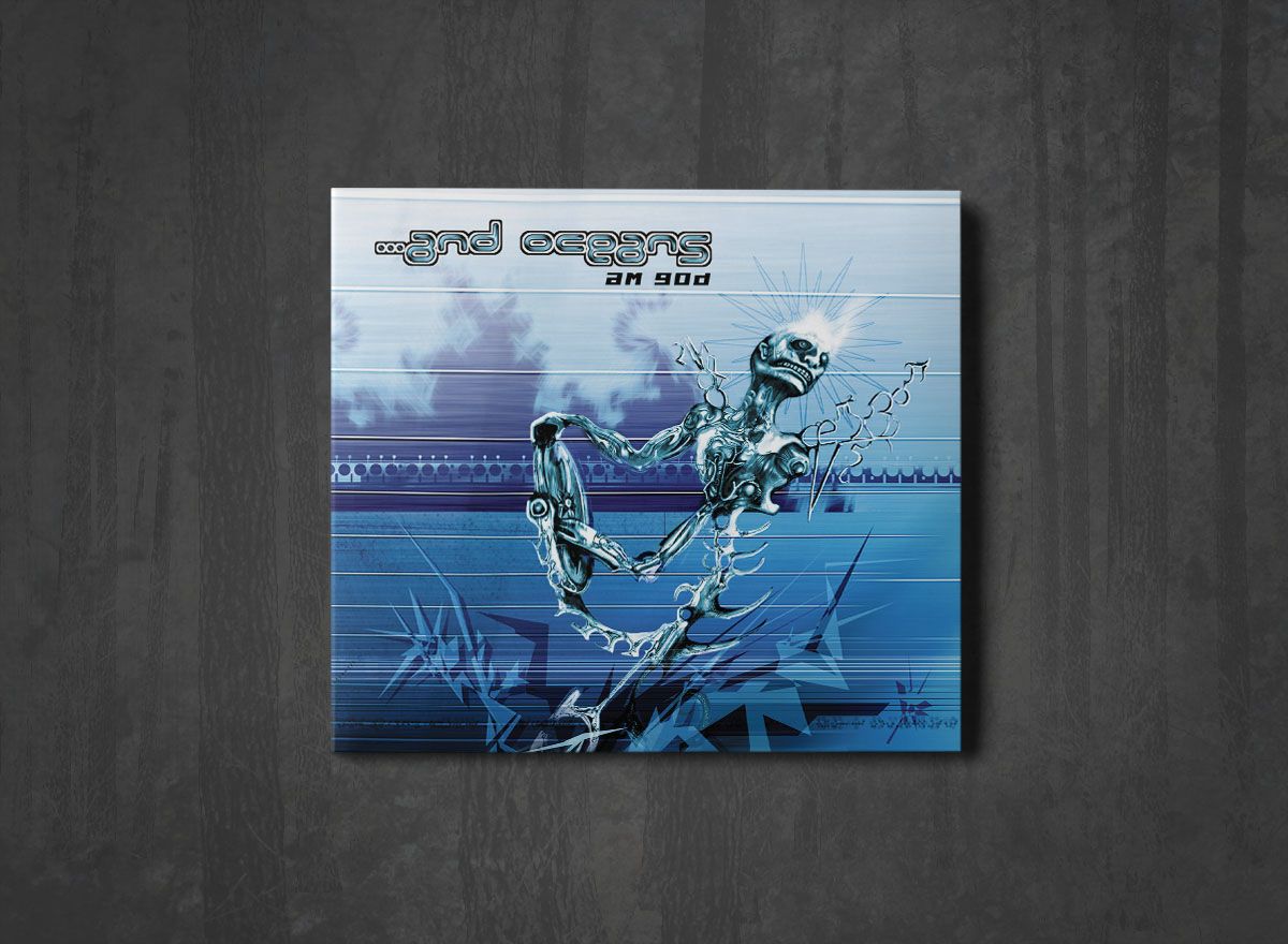 Additional artwork for "A.M.G.O.D." by ...and Oceans available at Darkwoods Webstore