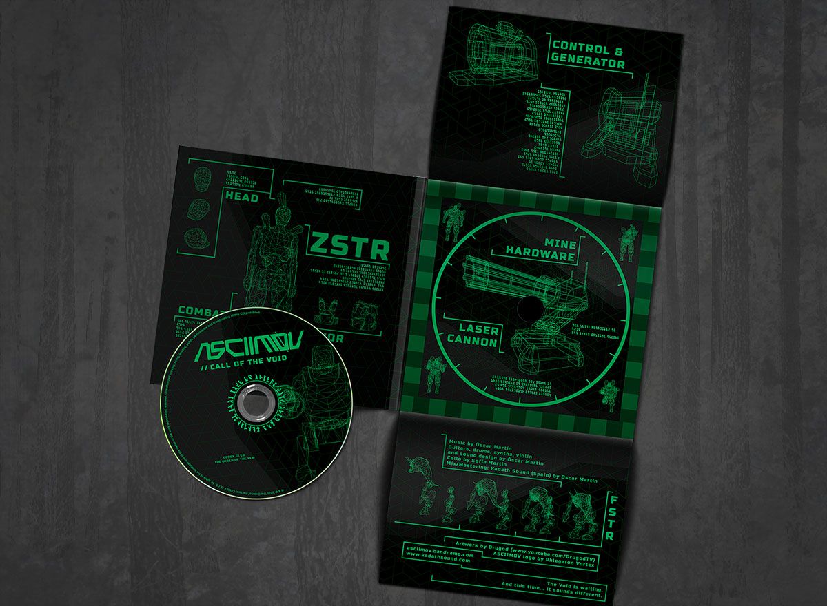 Additional artwork for "Call of the Void" by Asciimov available at Darkwoods Webstore