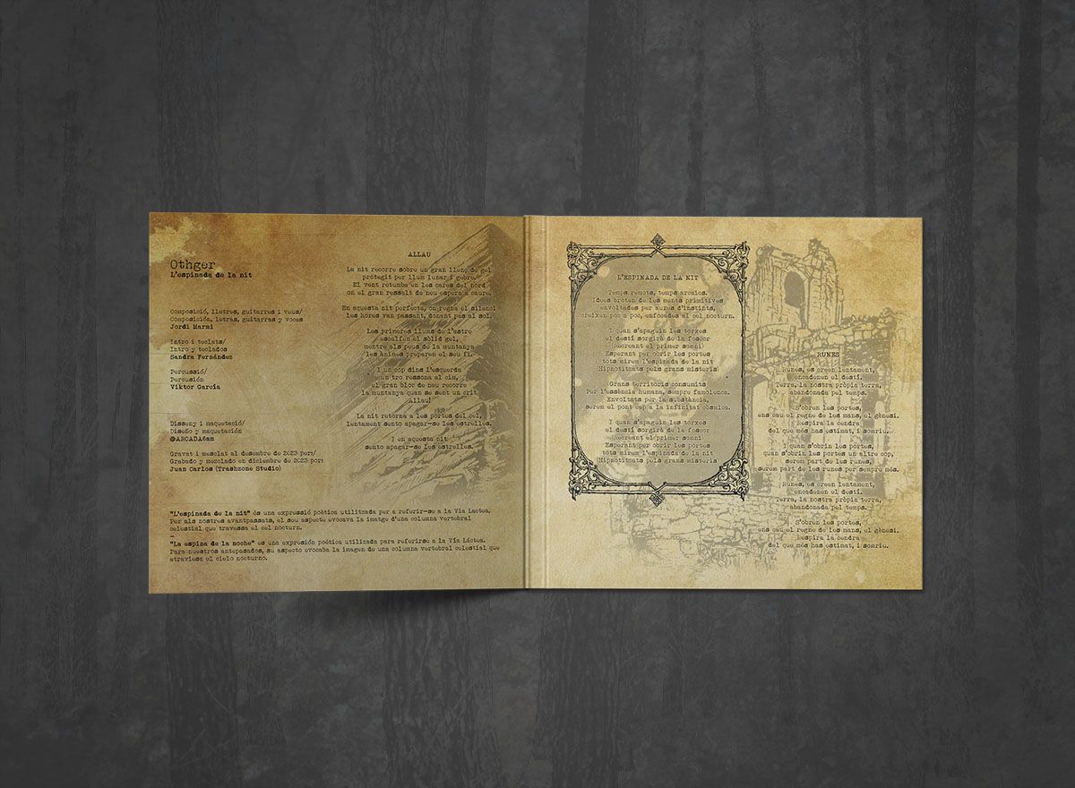 Additional artwork for "L’espinada de la Nit" by Othger available at Darkwoods Webstore